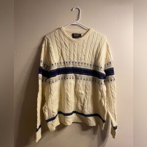 Jantzen Cable Knit Vintage Sweater Size XL
